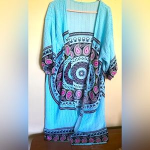 Paisley Kimono Coverup